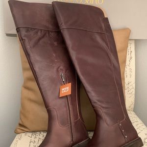 Franco Sarto OTK Leather Boots — 9.5M